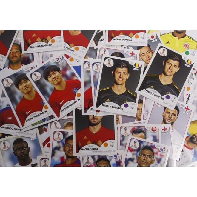 Figurinhas Copa Rússia 2018