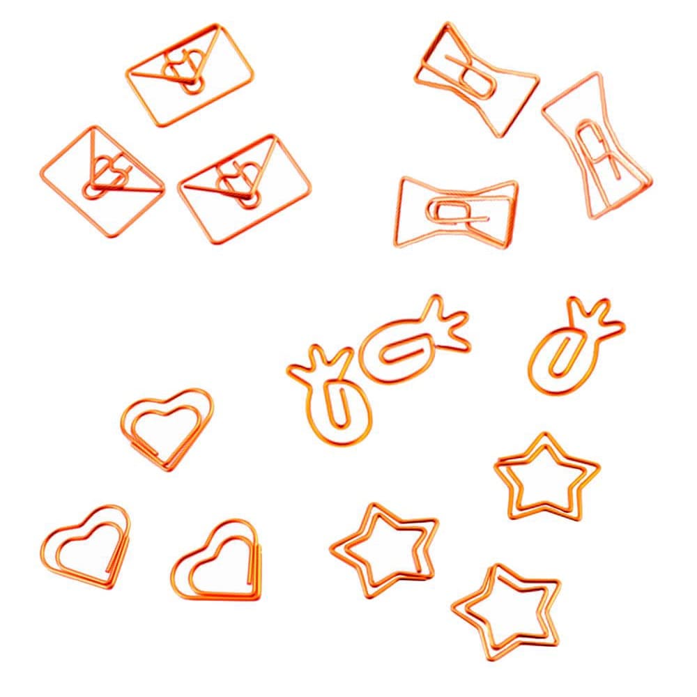 Jogo c/ 6 Clips De Papel Metalizado Rosê - He60105