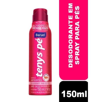 Desodorante para pés Tenys Pé Spray Woman Baruel 150ml/92g