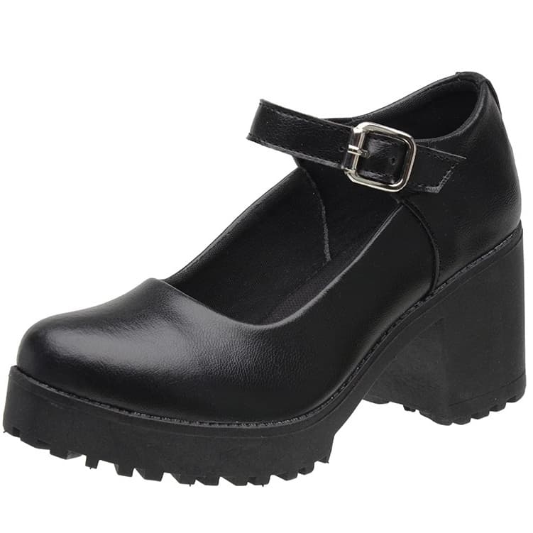 Sapato Mary Jane Feminino Remake Preto