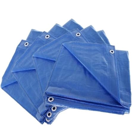 Lona Azul 2x2 = 4mts Impermeável Camping + Ilhos