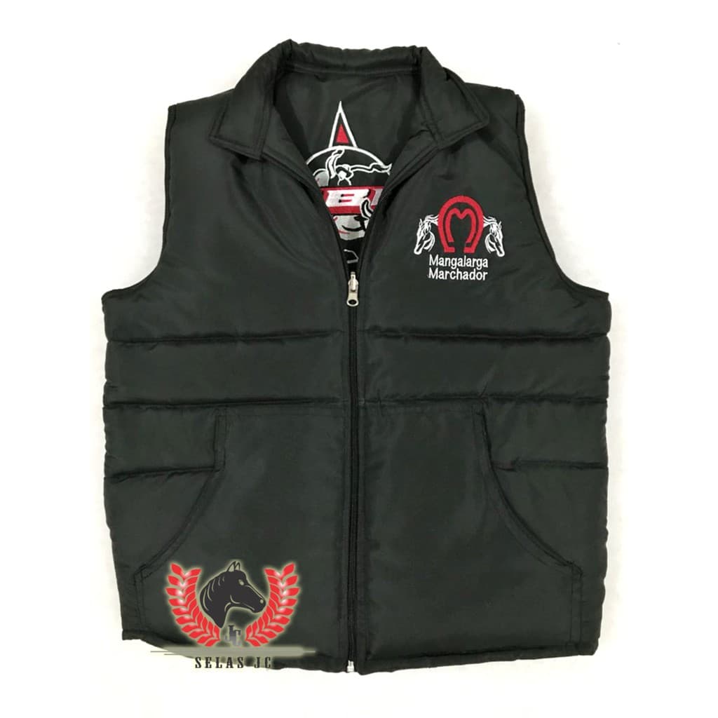 Colete Dois em Um Country Masculino Pbr e Mangalarga Marchador P7