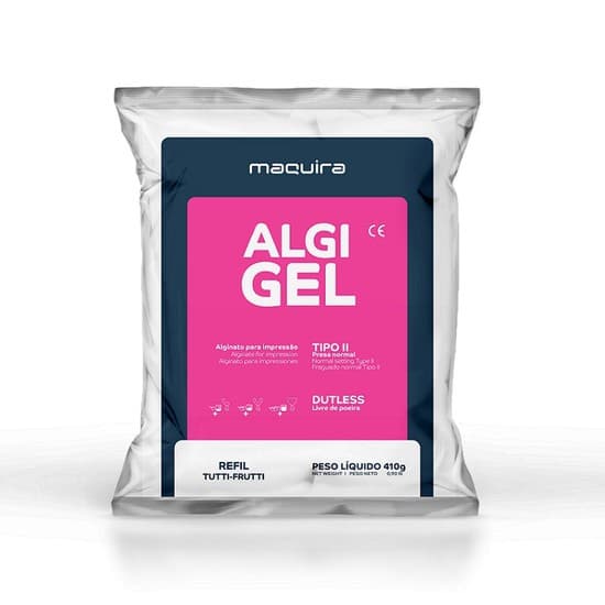 Alginato Algi-Gel Tipo II - Maquira 410g para Moldagem