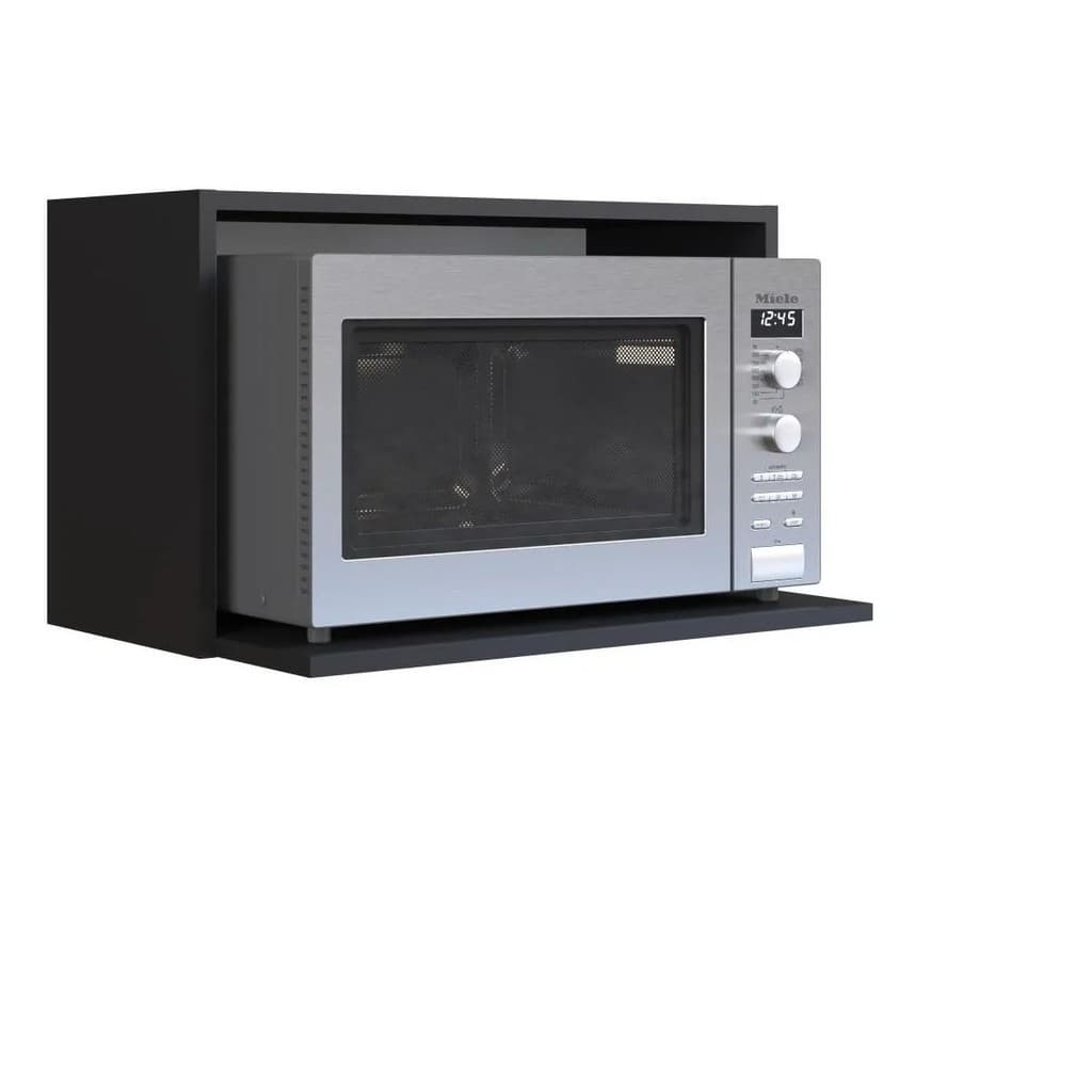 Suporte para Microondas Nicho MDF Preto