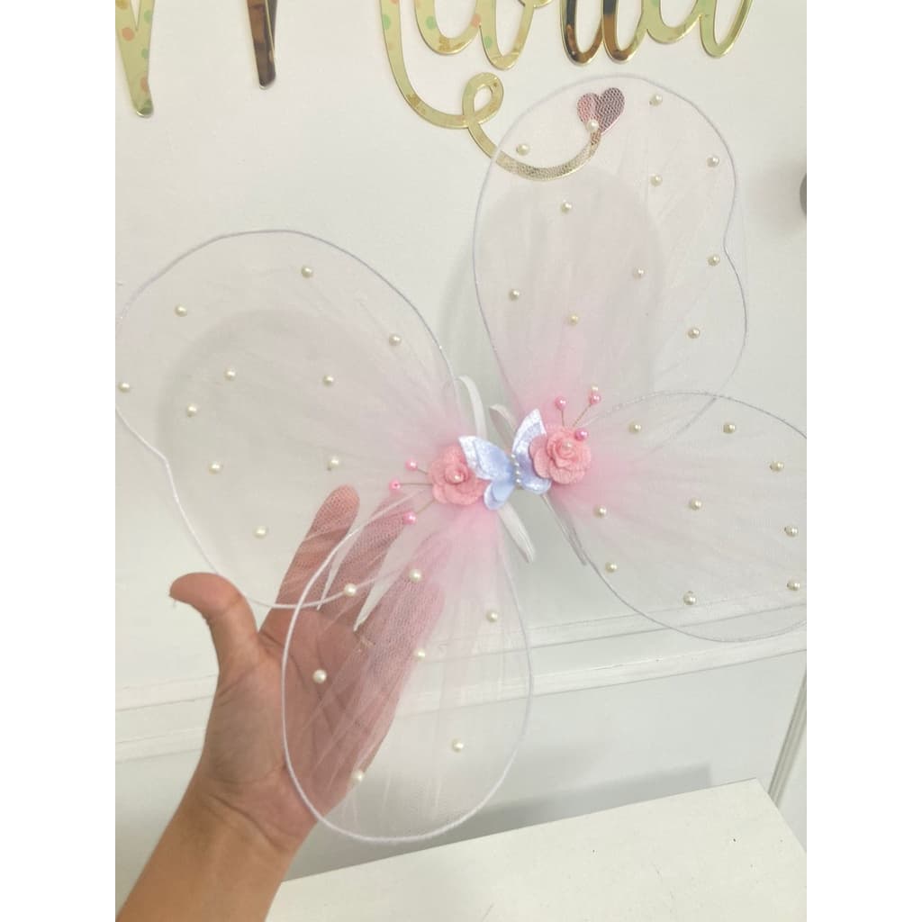 Asa Jardim Encantado com pérolas