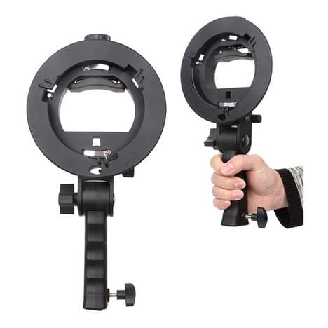 Suporte Flash Bowens De Mão Tripé Sombrinha Snoot S-type