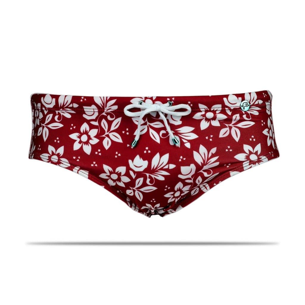 Sunga Vermelha Floral