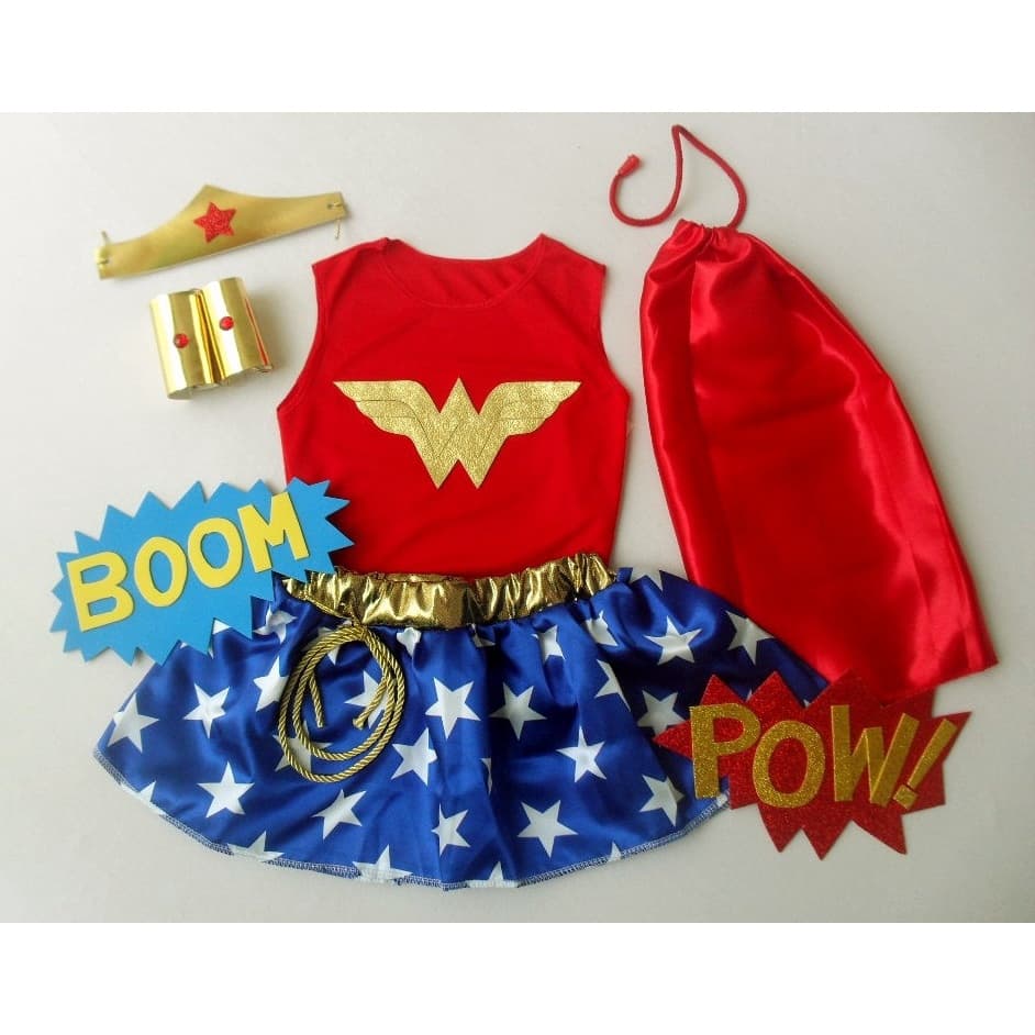 Fantasia Mulher Maravilha Infantil