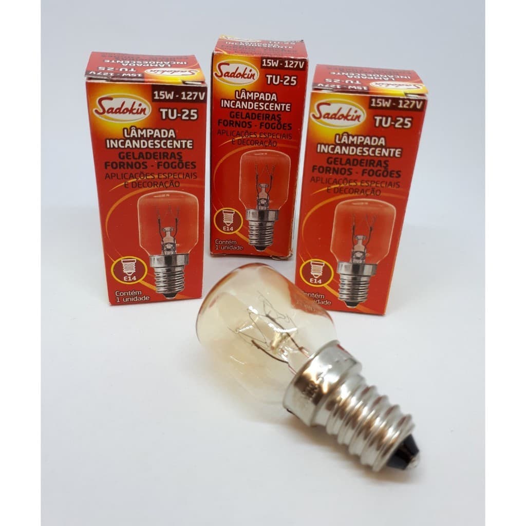 Lâmpada Para Fogões E Fornos Tu-25 15w 127v ou 220v E14 ***Promoção***