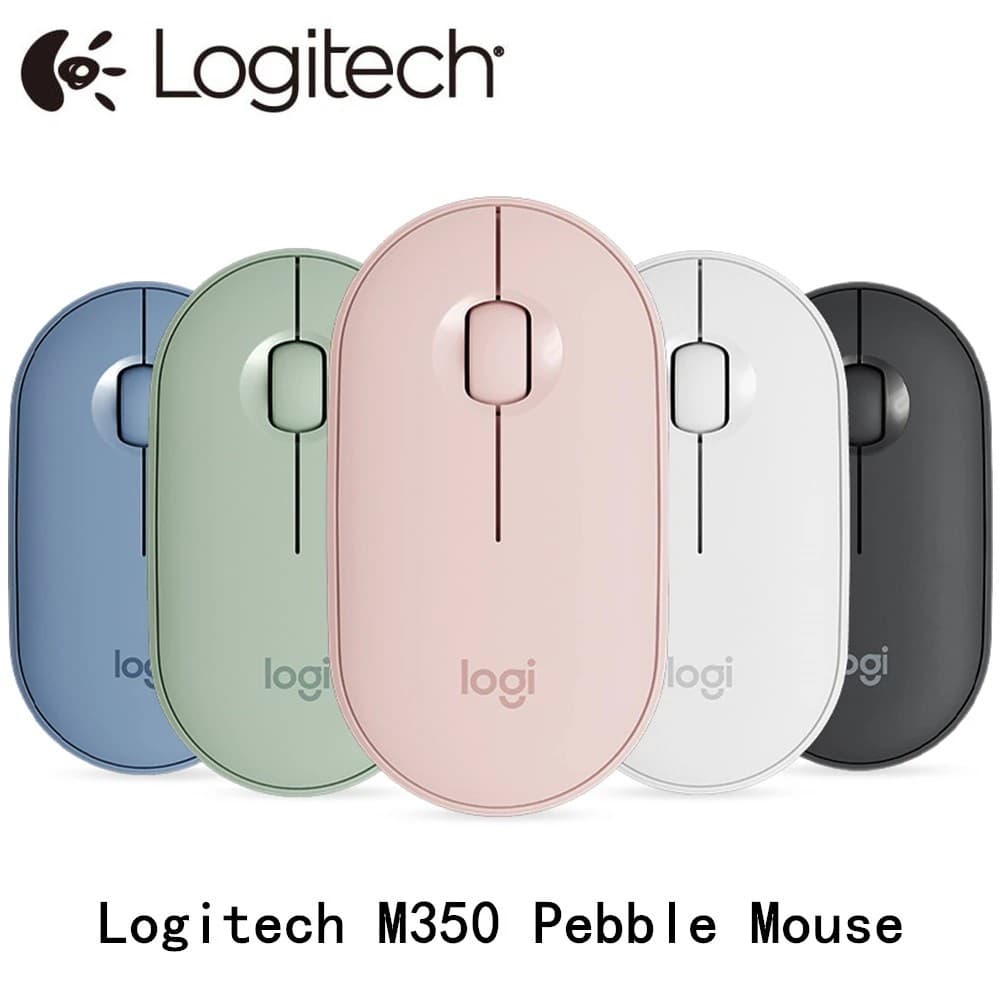 Mouse Óptico Bluetooth Sem Fio Logitech M350 1000DPI 100g