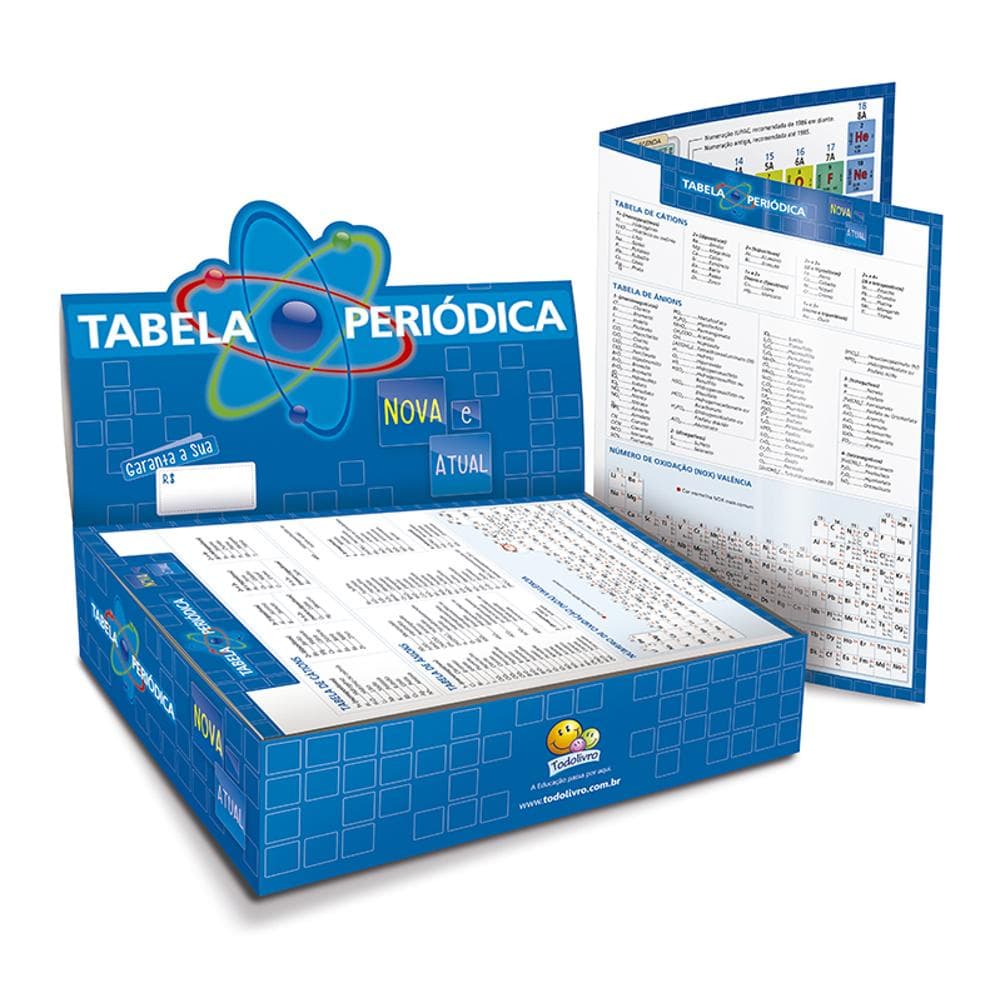 Tabela Periódica  c/encarte Modelo avulso