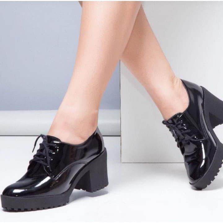 Oxford Feminino Sapato Feminino Tratorado