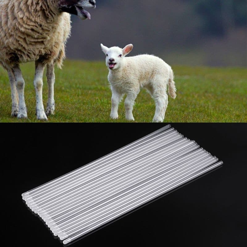 20Pcs Pet Canine Dog Goat Sheep Artificial Insemination Breed Whelp Rod