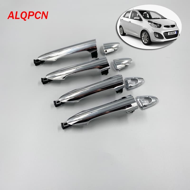 Puxador De Porta Externa Frontal Ou Traseiro Cromado Para kia picanto 2011-2016