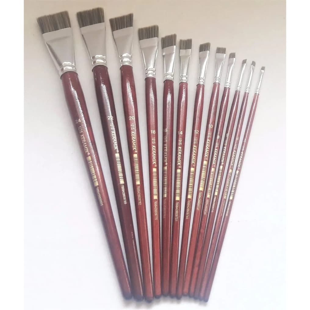 Pincel Chato Keramik 121s Artesanato /22-30/