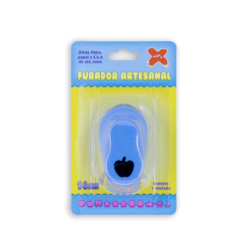 Furador Cortador Perfurador para Papel e EVA Make+ 16mm 1.6cm Maçã