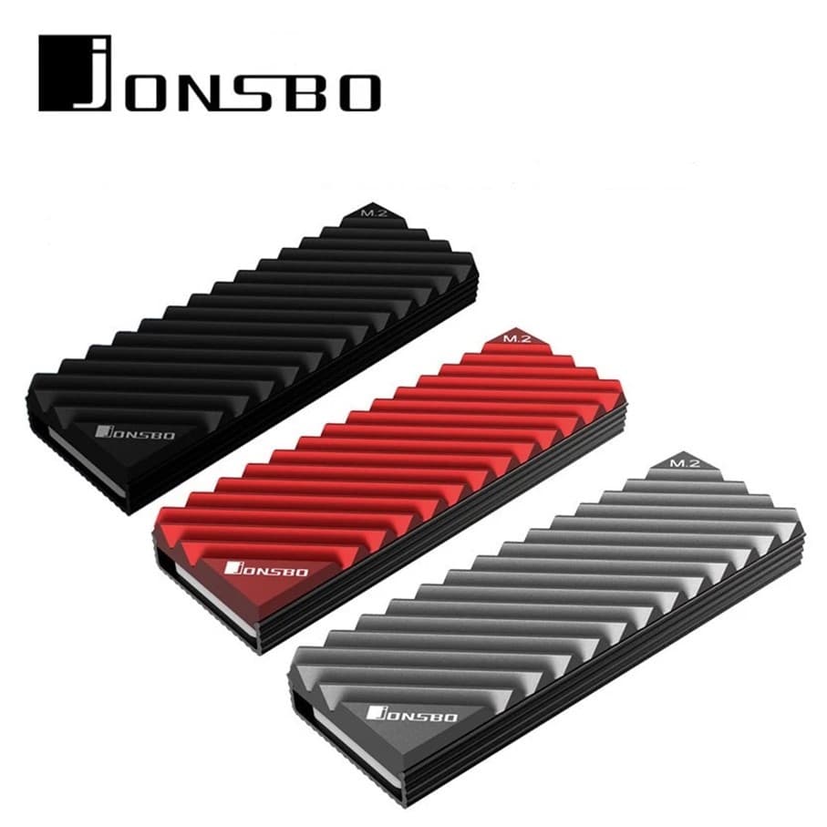 Dissipador de Calor SSD M.2 em Alumínio Jonsbo Nvme ou Sata 2280 com Thermal Pad