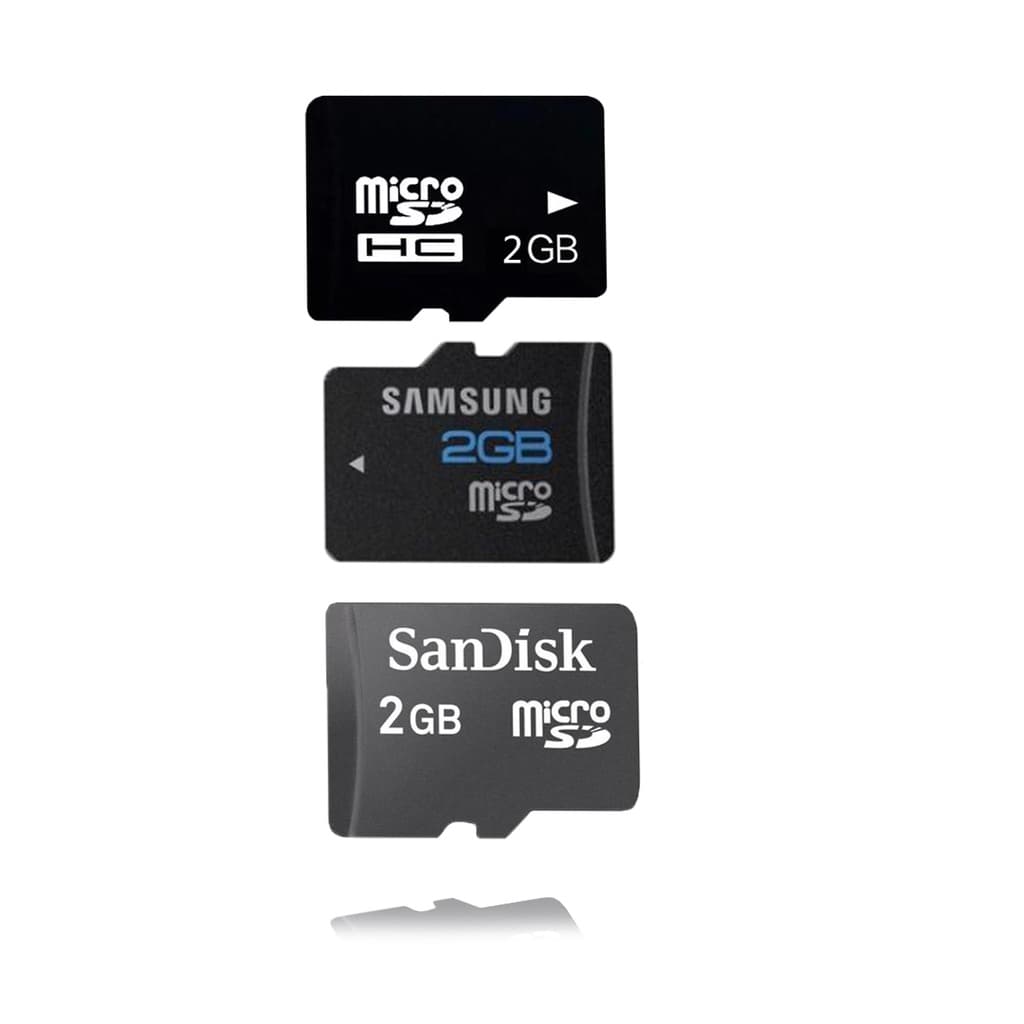 Cartão De Memória 2 Gb Micro Sd marcas variadas Kit c/5 unidades