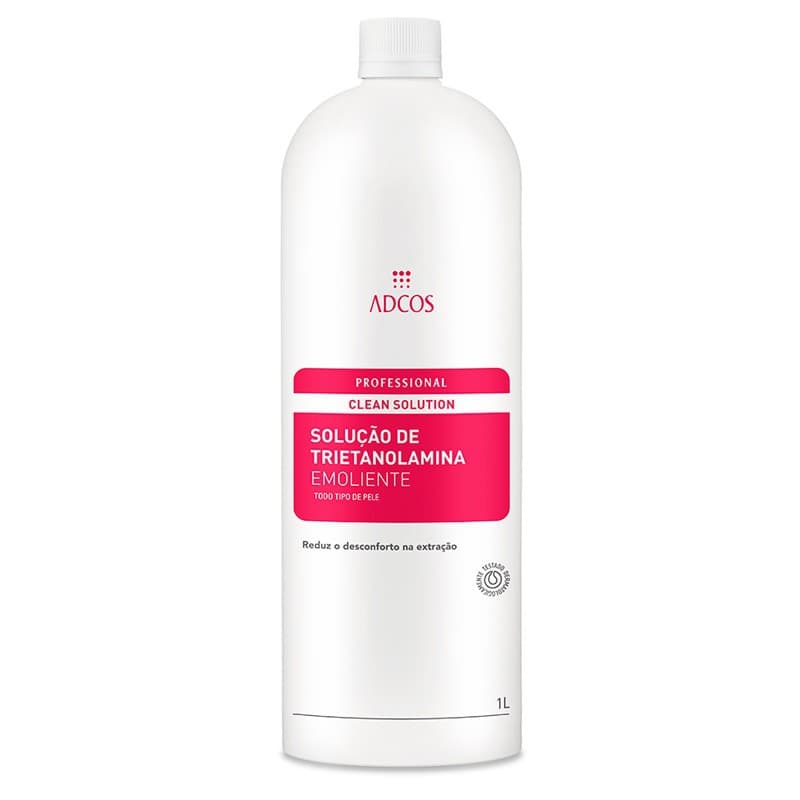 Adcos Pro. Clean Solution Solução de Trietanolamina Emoliente 1000ml