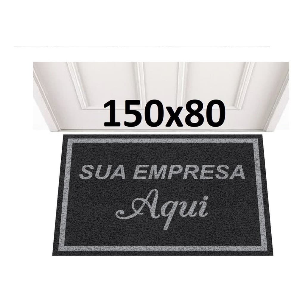 Tapete Capacho 150x80 Personalizado Logomarca Empresa Logo