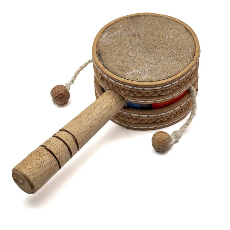 Instrumento Cabulete Tambor Pele Couro Escolha o Tamanho