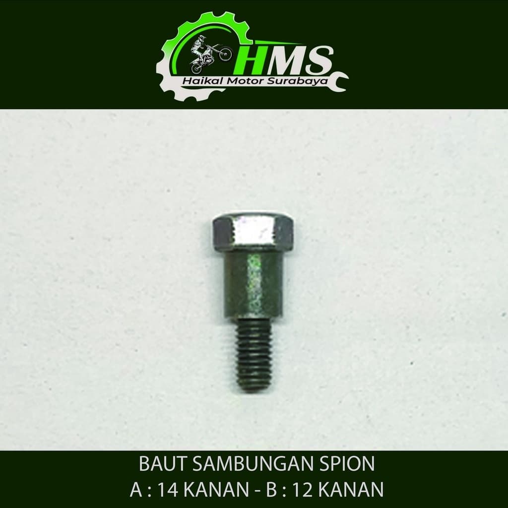 Parafuso De Conexão Do Espelho Superior 14 Direito Inferior 12-Adaptador De Retrovisor Aumento Para Motocicletas Honda K