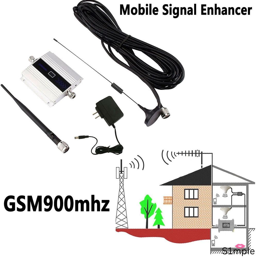 900 Mhz Gsm 2g / 3g / 4g Signal Booster Repeater Amplificador Antena Para Celular (Sm)