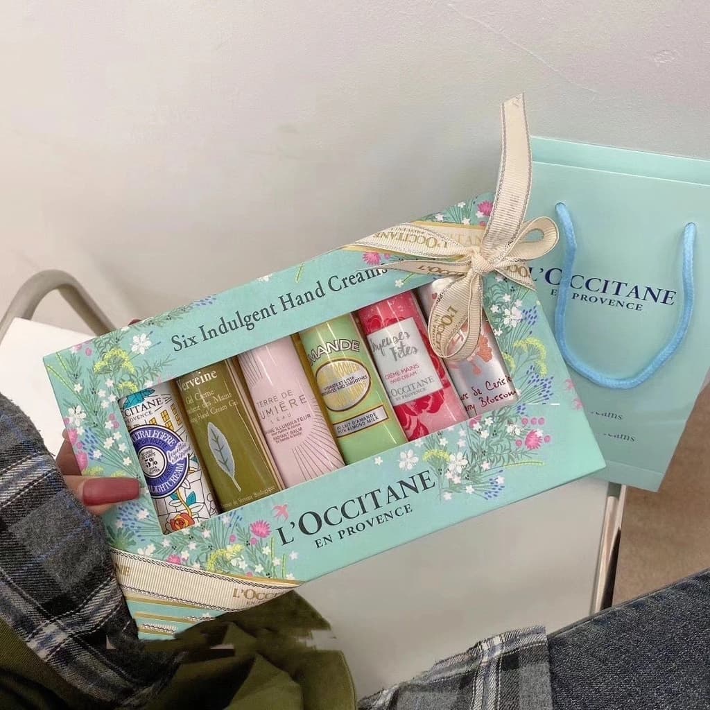 L'occitane Creme Para As Mãos Caixa De Presente Feminino 6pcs * 30ml Conjunto De Hidratante Cuidados Com
