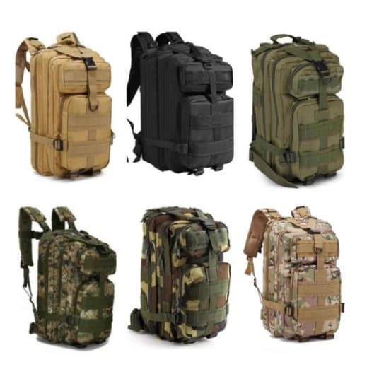 Mochila Tática Camping Reforçada Militar Camuflada 30L 40L
