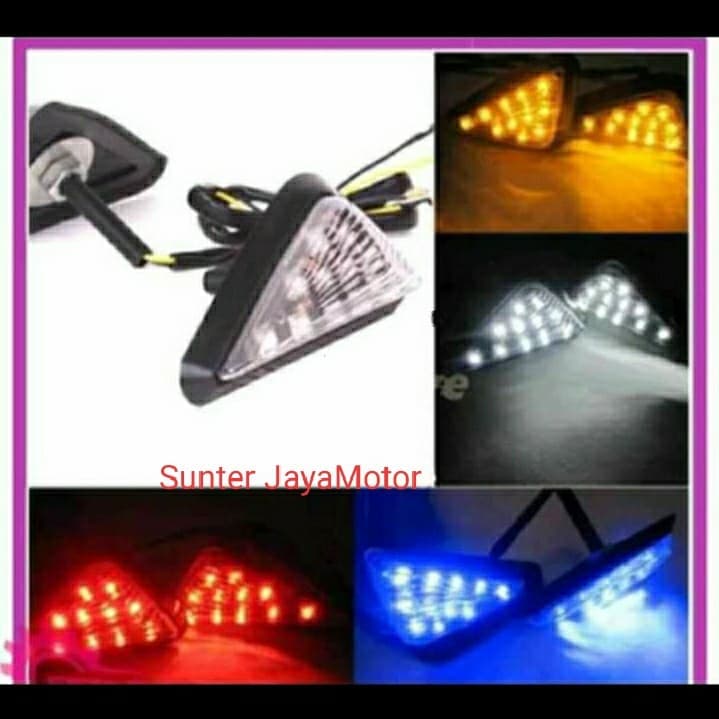 Lâmpada Led De Sinalização Triangular . Vixion , Ninja , CBR 150R 250R , R15 , R25