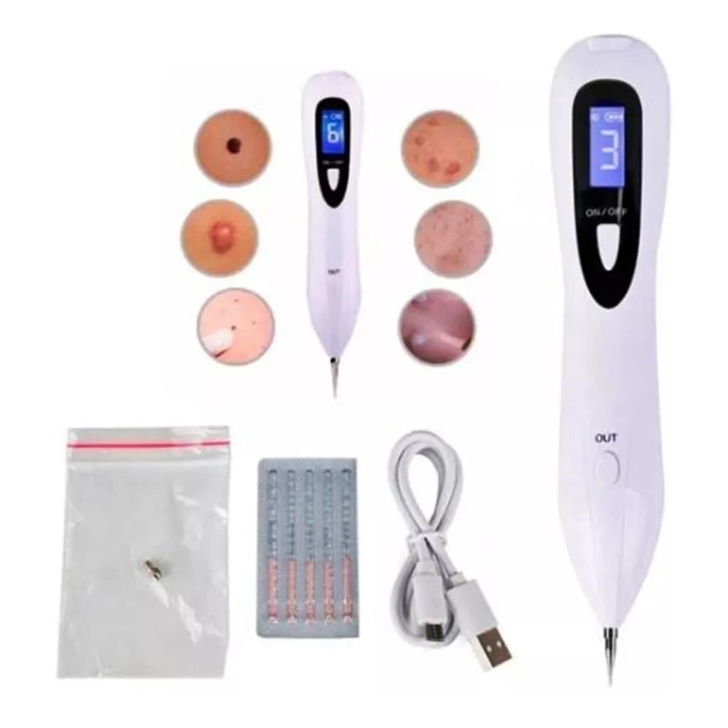 Caneta Jato De Plasma 9 Níveis + 10 Agulhas + 2 Ponteiras