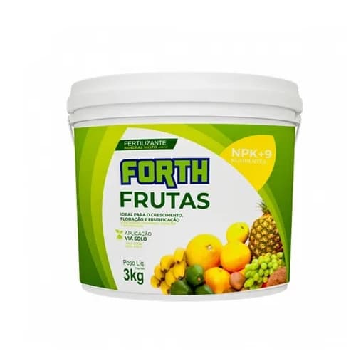 Adubo Fertilizante Forth Frutas 3kg - Floração e Frutificação