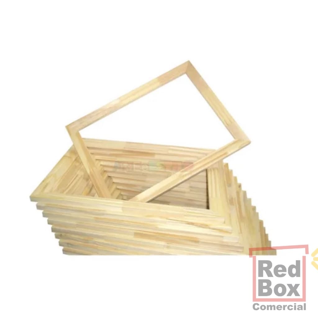 6 Chassi Bastidor 20x30 Cm P Tela De Pintura E Uso Geral