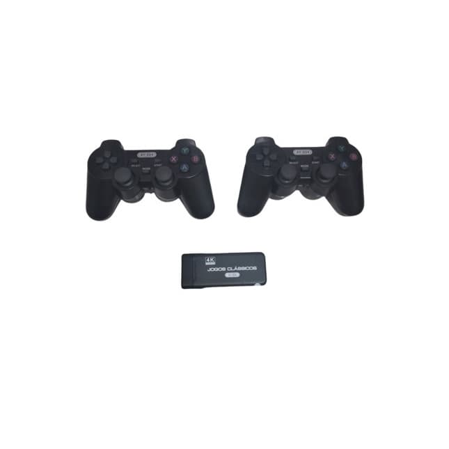 Video game portátil com 3500 jogos até 64 bits 2 controles