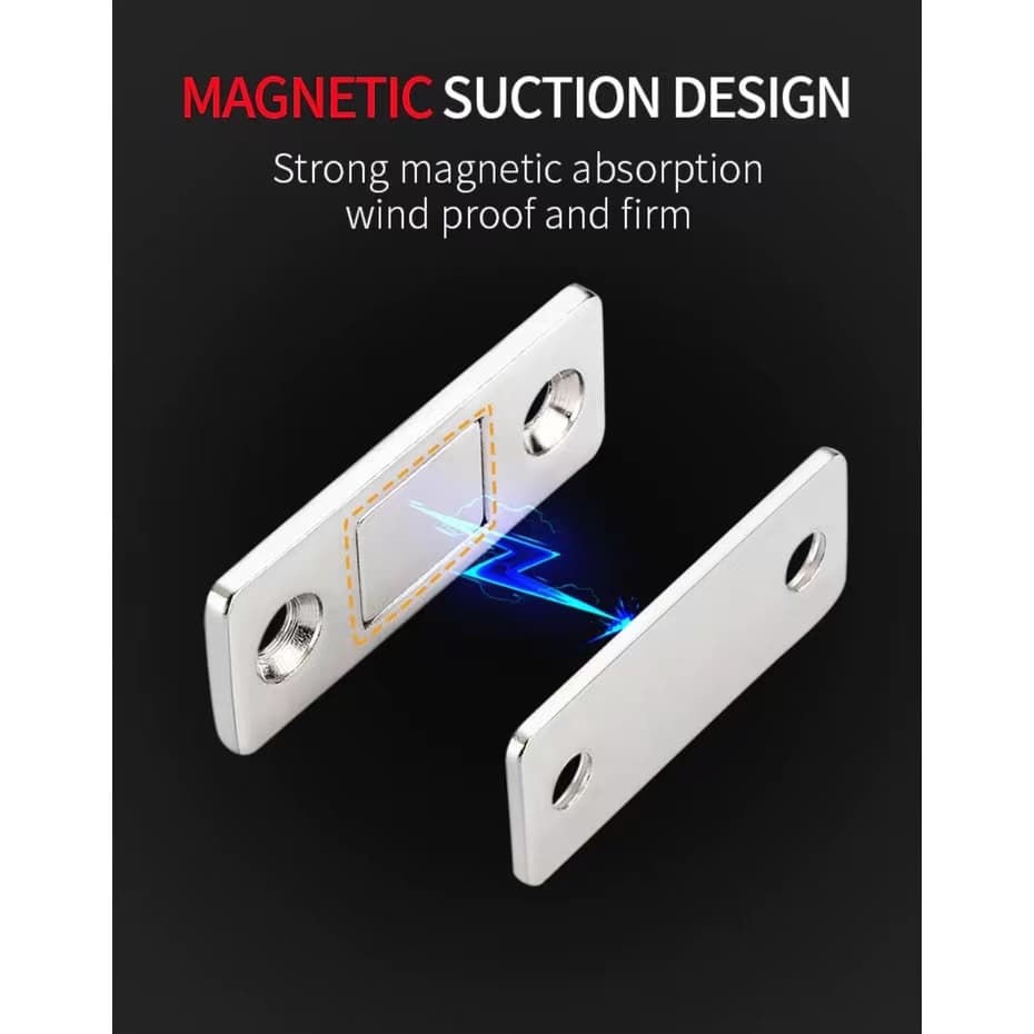 Fecho Magnético De Neodímio Trava P/ Porta Armário Guarda Roupa