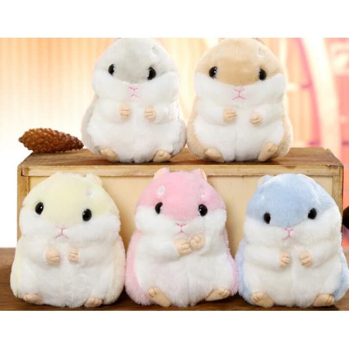 Chaveiro De Hamster Com Pingente / Boneco De Pelúcia