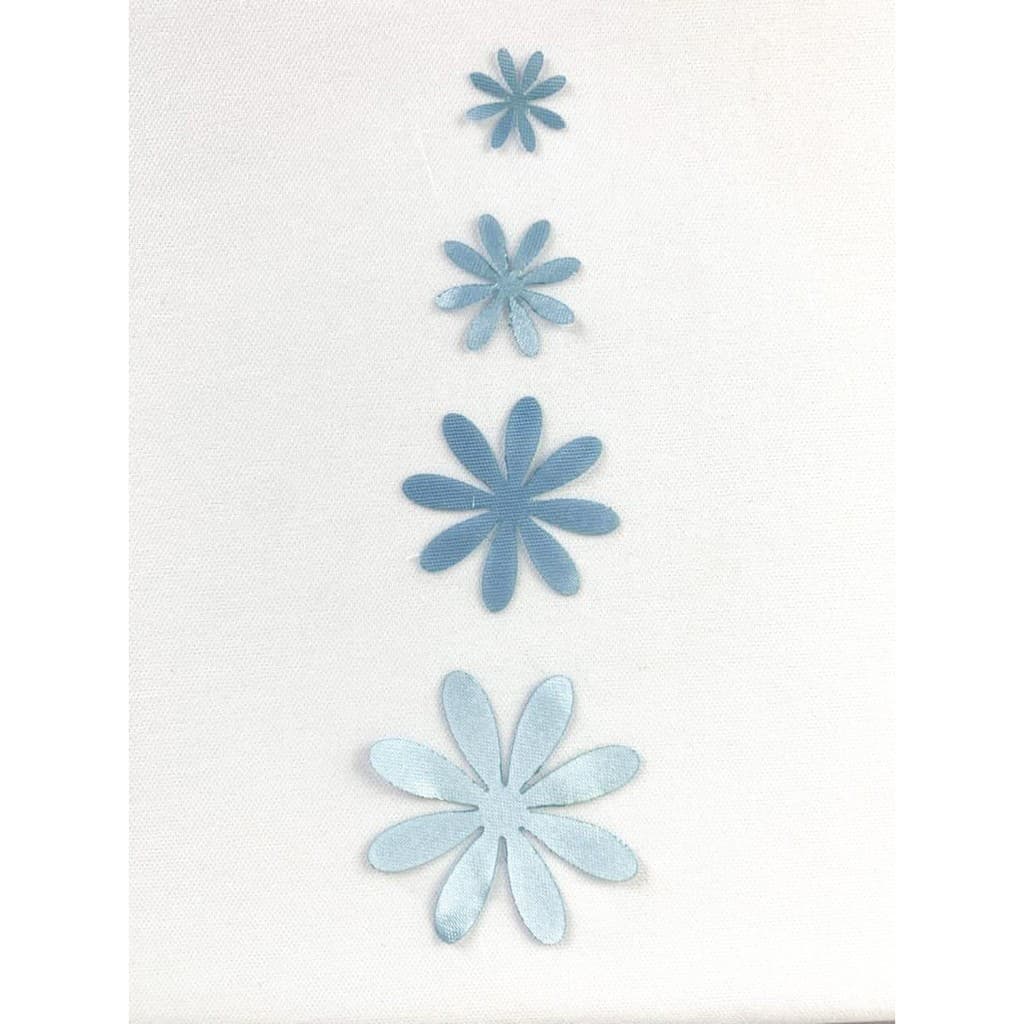 Aplique de flores em Cetim - Modelo 4