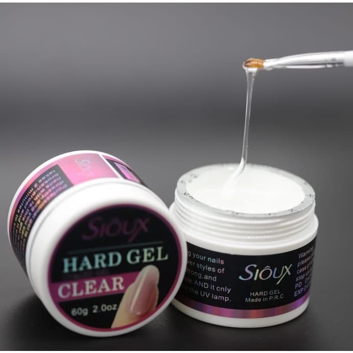 Gel Hard Gel Siôux Uv/led 60g Sioux Para Alongamento De Unhas