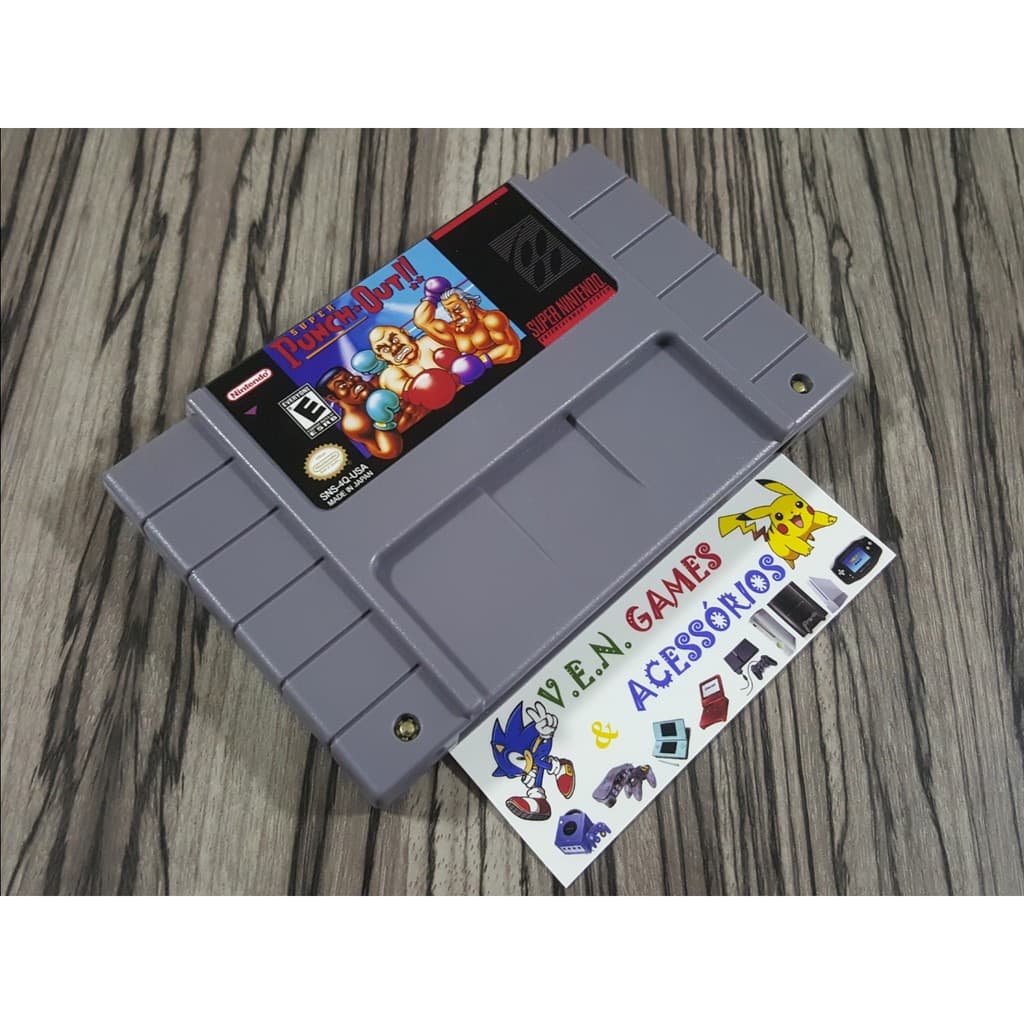 SUPER PUNCH OUT P/ SUPER NINTENDO + GARANTIA!!!!