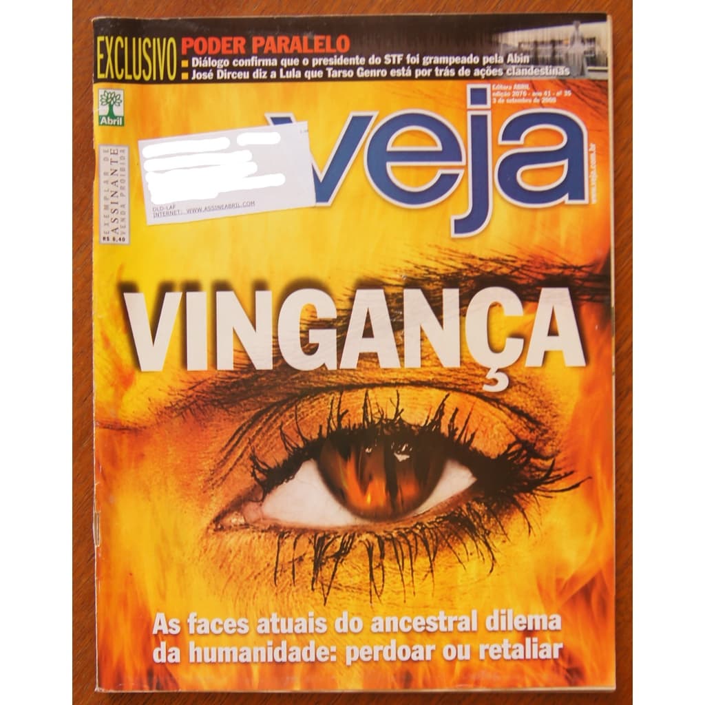 Revista Veja Nº 2076 03 Setembro 2008 Hellboy Barack Obama