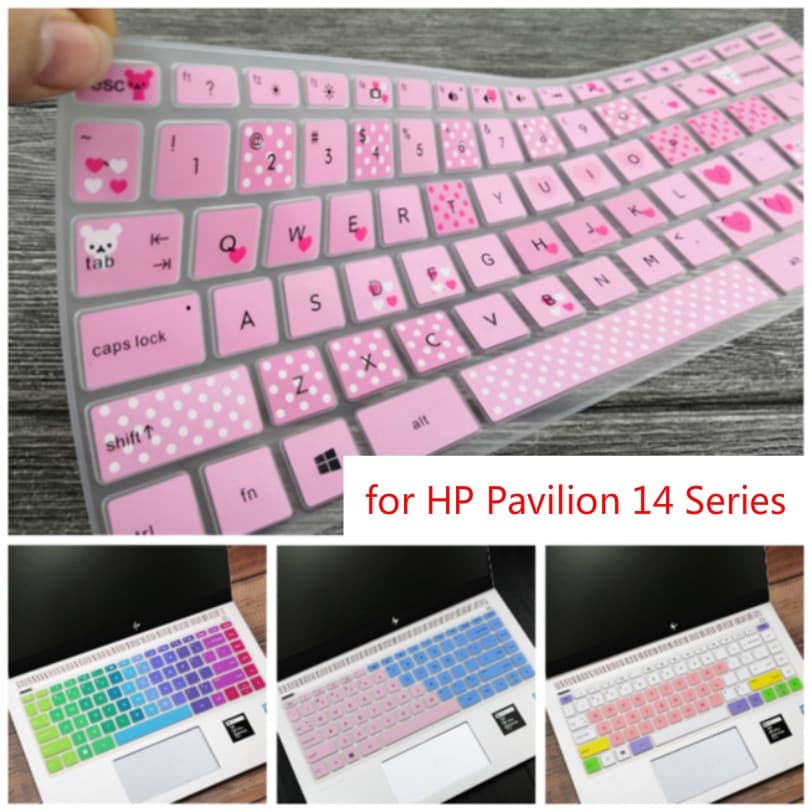 Protetor De Capa De Teclado Para Notebook De 14 Polegadas HP Pavilion Série 14 Skin 14s-dq0508TU dq2052TU 14q-cs0001TX I5-8250U 14-ce307 bs cf2517tu dk1003AU DK1507AU