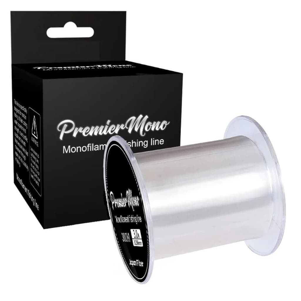 Linha De Pesca Monofilamento 500m Transparente Carretel Náilon Nylon Com 500 Metros