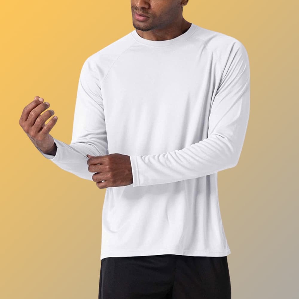 Camiseta com Proteção Solar e Tecnologia de Tecido Frio UV