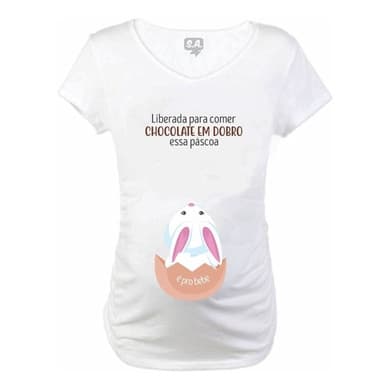 Baby Long Gestante Chocolate Em Dobro Nessa Páscoa P/ O Bebê