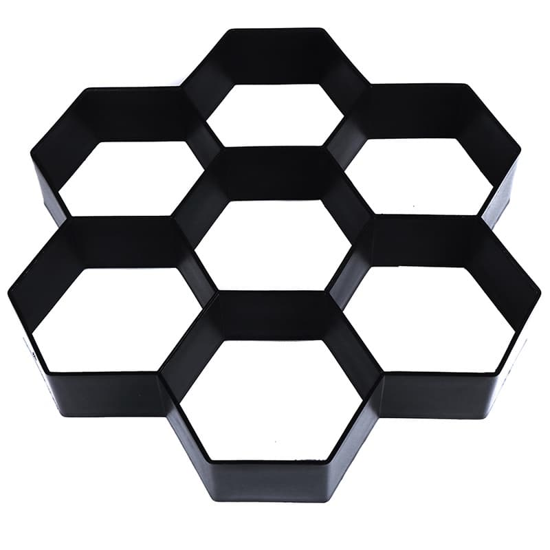 Forma Molde para Piso Calçada Jardim e Áreas Externas - Caminho de Pedras - Easy Piso Modelo Colméia