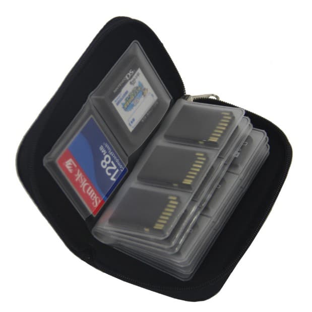 Case Capa Bolsa Porta Cartão De Memória Sd, Sdhc, Micro