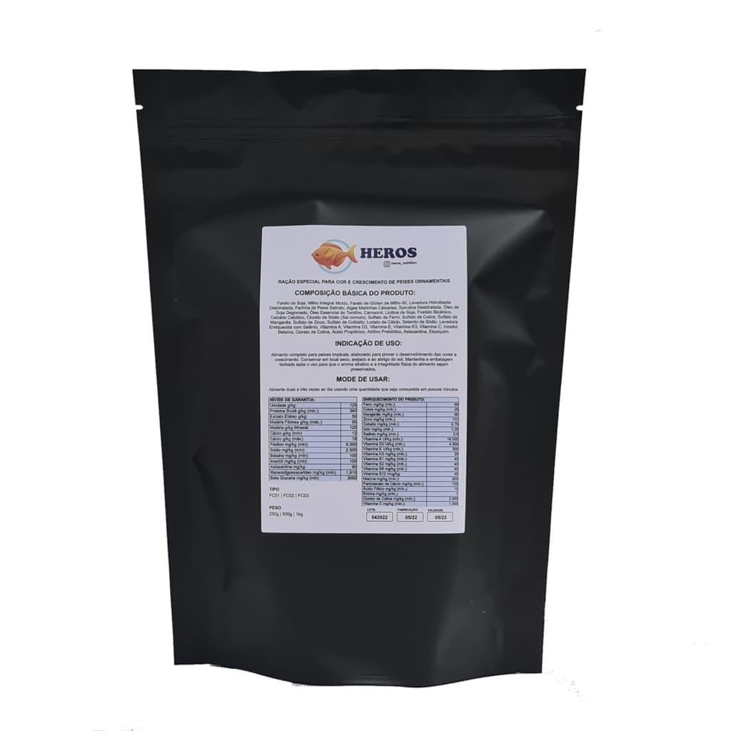 Ração Coloração E Crescimento De Peixes Com Astaxantina