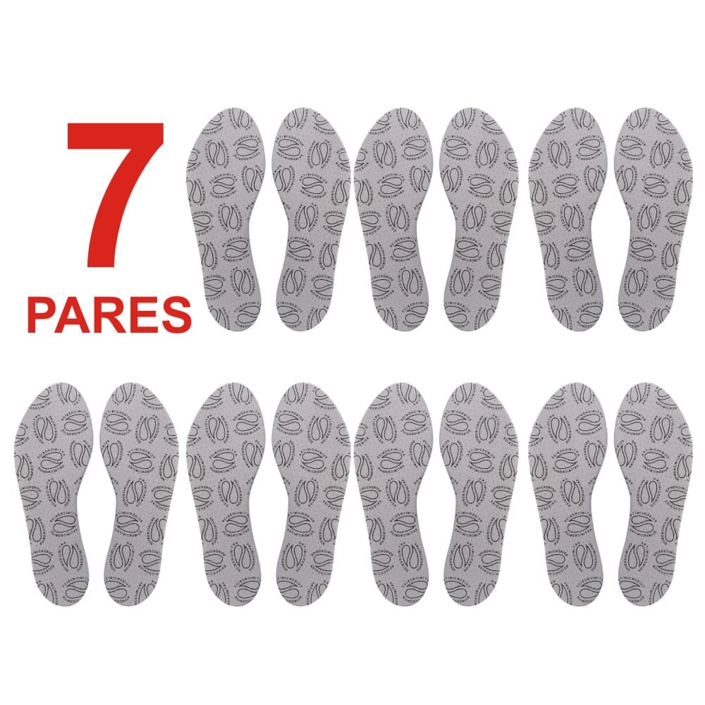 KIT PALMILHA CONFORTÁVEL ANTI ODOR  TAM .: 33 Ao 45 = 7 PARES