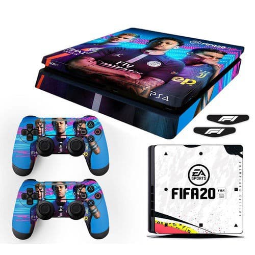 Skin Ps4 Slim Fifa 20 Azul
