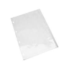 Kit 100 Envelope Saco Plástico A4 230x310 4 Furos 0,06mm (Fino)